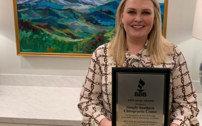 Simply Southern Chiropractic Center Wins BBB Award